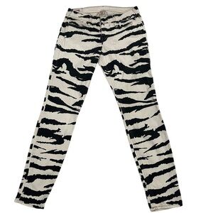 True Religion low rise Y2K zebra jeans